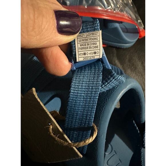 NEW Chacos Chillos Sport Big Kid Blue Sandals, Sz 2, Unisex (C104) - Picture 10 of 10